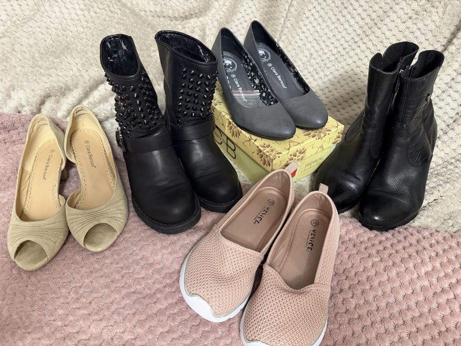 Mega paka butów damskich Botki lasocki czółenka jenny fairy 38