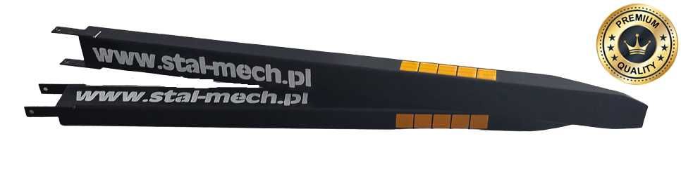Przedłużki wideł 2200x140x70 5mm S355 J2H Widły Nakładki wózek widłowy