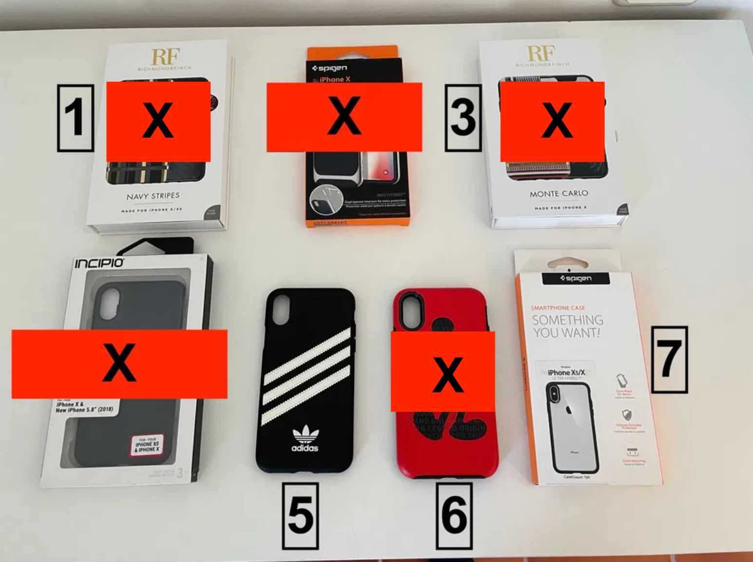 Capas Iphone X/XS NOVAS e ORIGINAIS (Adidas/Spigen/Otterbox)