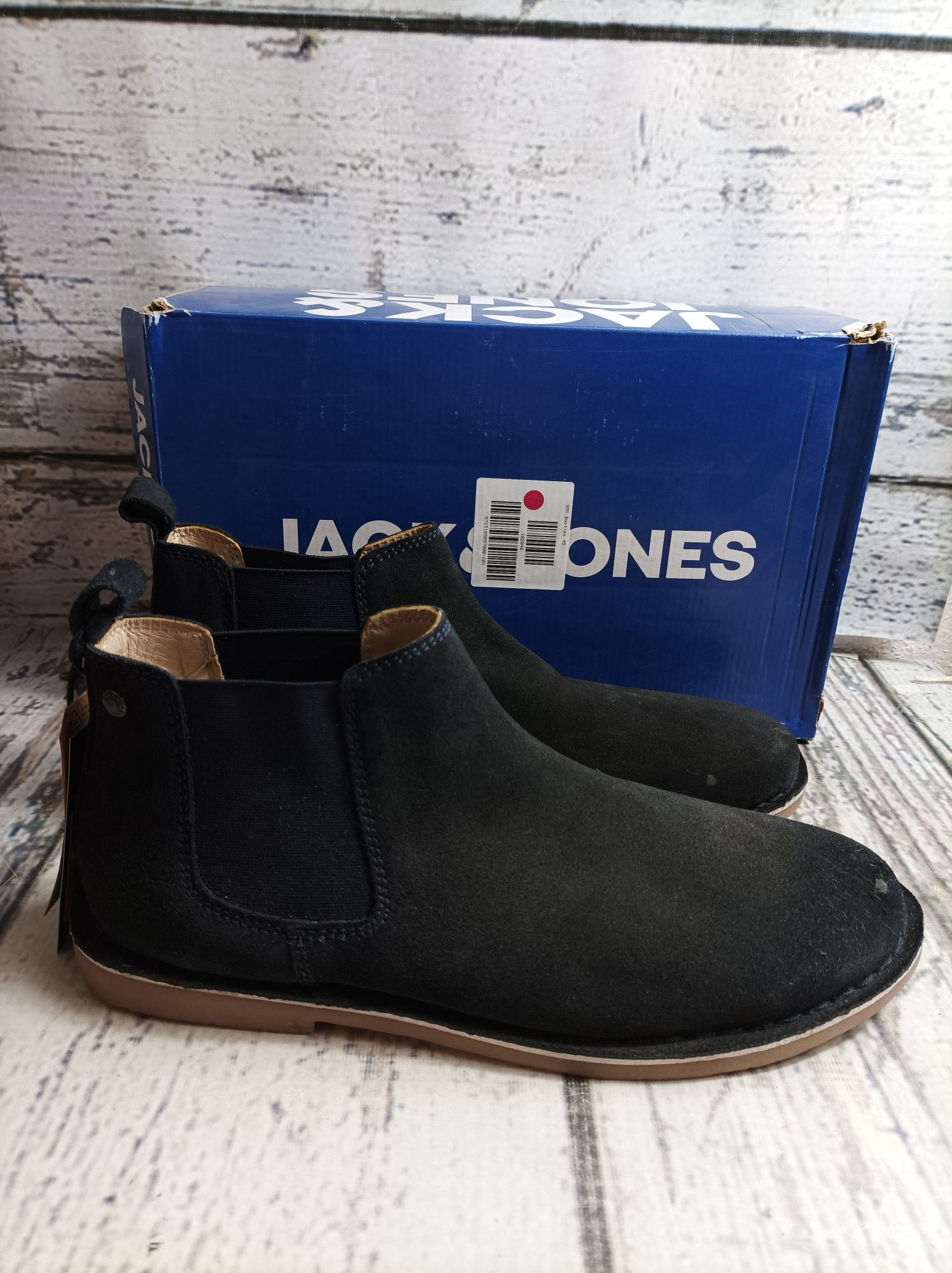 Sztyblety męskie skórzane Jack&Jones r. 45 (K146)