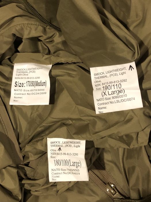 Куртка Smock Lightweight Thermal (PCS) Армії Великобританії