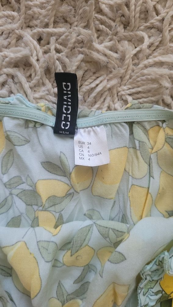 Ромпер H&M лимони Xs / 152-158