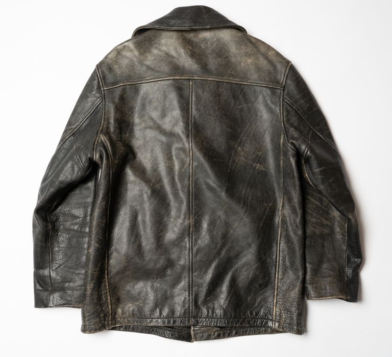 FRYE Distressed Leather Coat Jacket шкіряна куртка [Jmh016485]