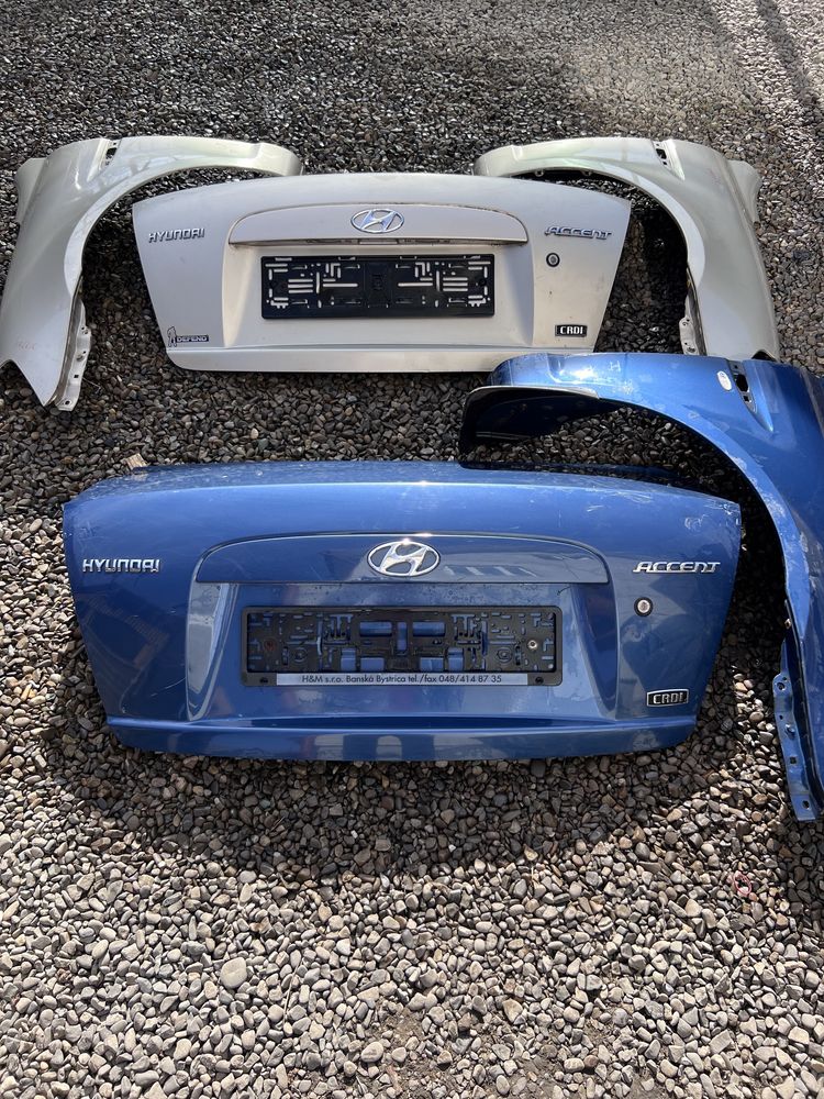 Кришка багажника, крило праве Hyundai Accent 2005-2010 рік, б/у