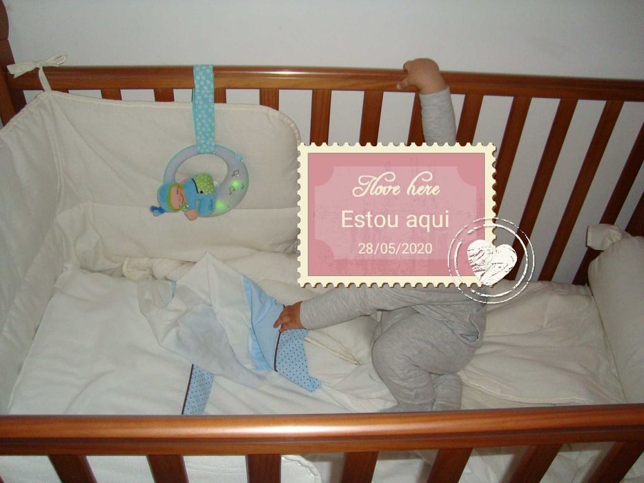 PROMOÇÃO 100,00 € | Cama bebé/criança em Pinho Mel Maciço