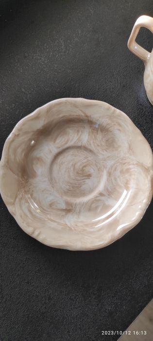 Porcelana Wałbrzych filiżanka z podstawką