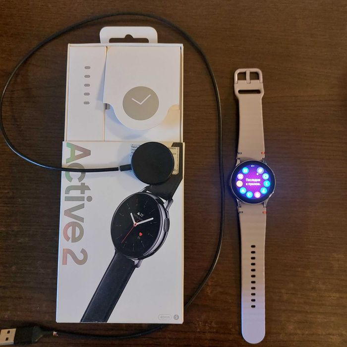 Смарт-часы Samsung Galaxy Watch Active 2 40mm Silver Stainless steel