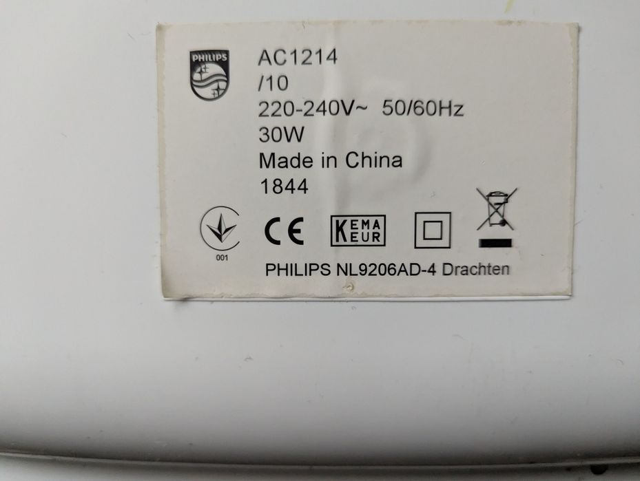 Очищувач повітря Phillips AC1214/10