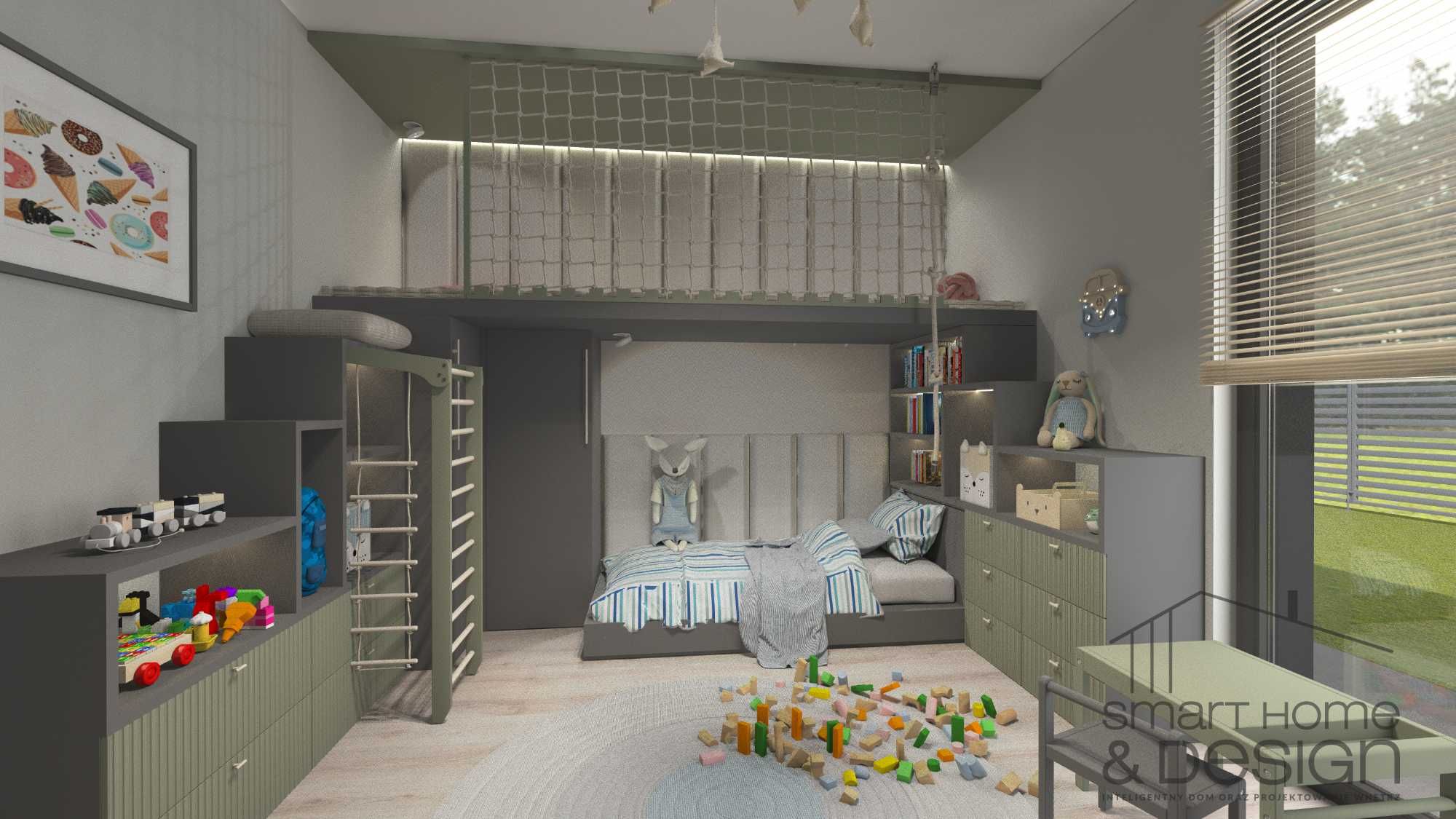 Projektowanie wnętrz, smart home, nowoczesne wizualizacje 3D