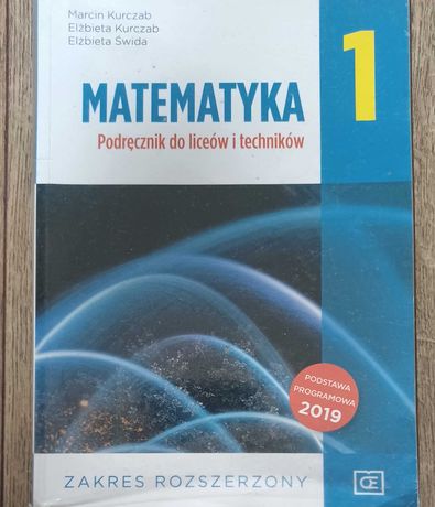 Matematyka 1 Podręcznik Liceum i technikum, Zakres rozszerzony