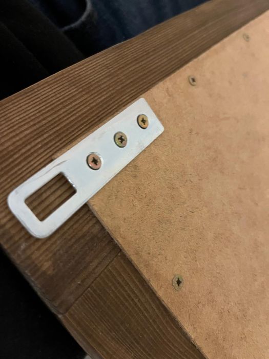 Lustro rustykalne 64x55cm Manufaktura