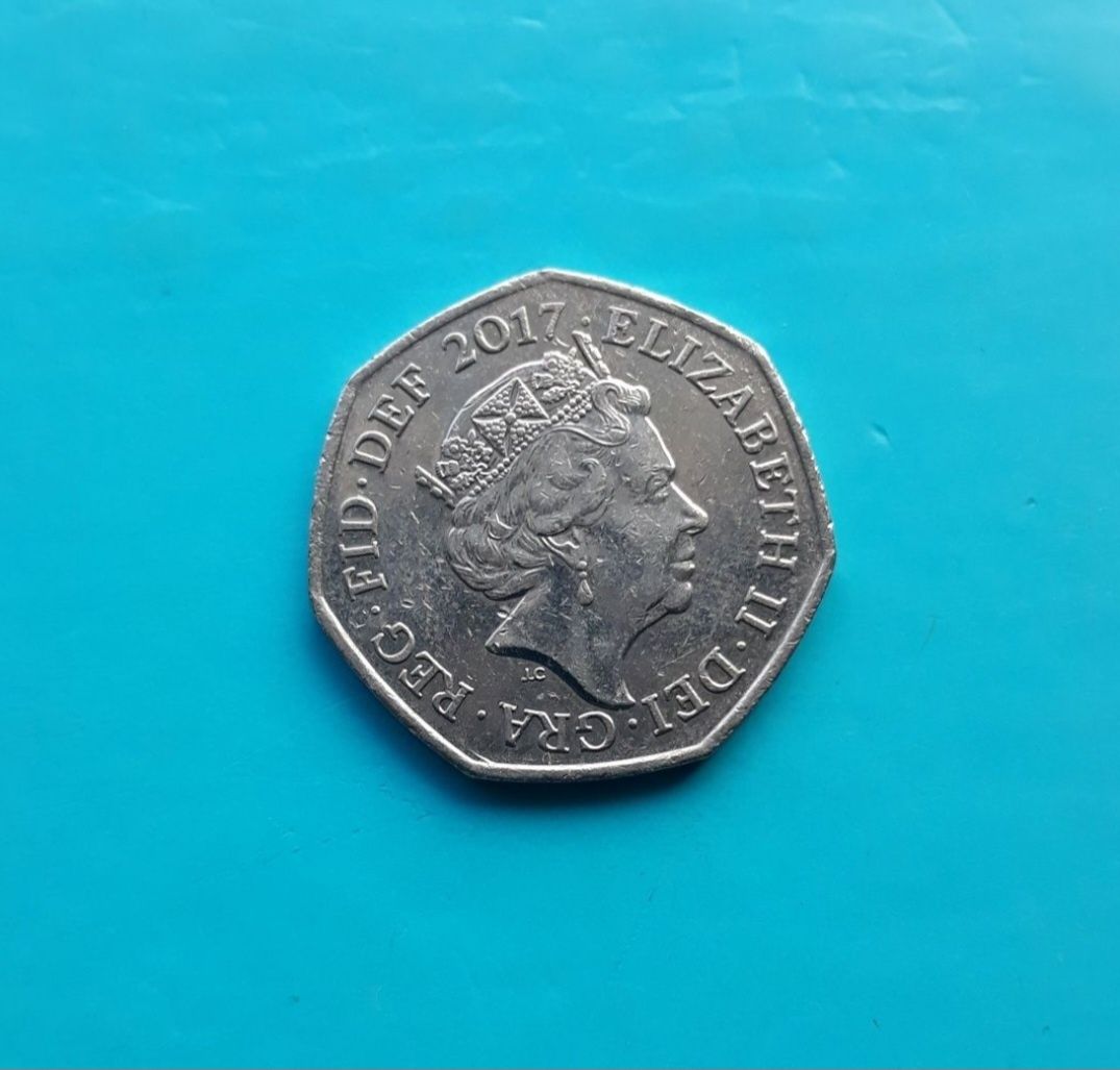 Moneta 50 pensów 2017 - Isaac Newton - Wielka Brytania (812/4)