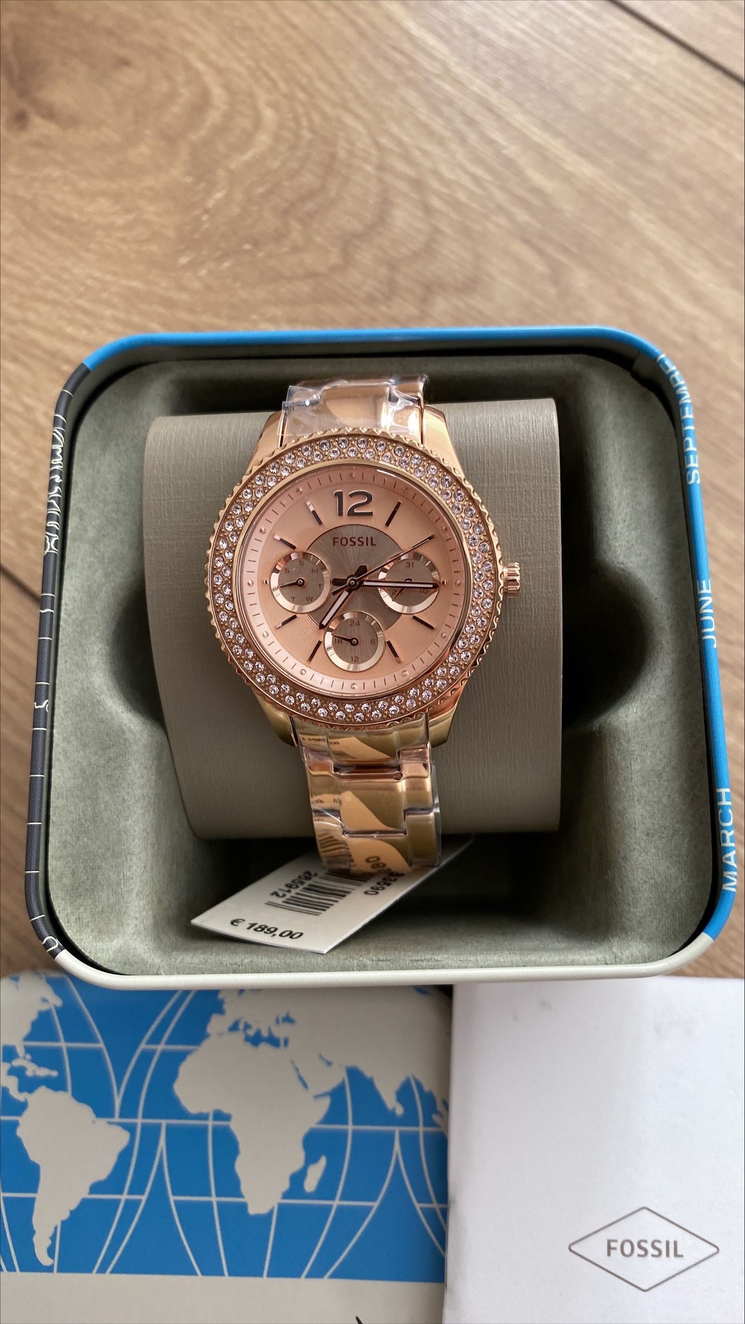 Nowy Fossil ES3590 zegarek damski Stella ES 3590 dla kobiety