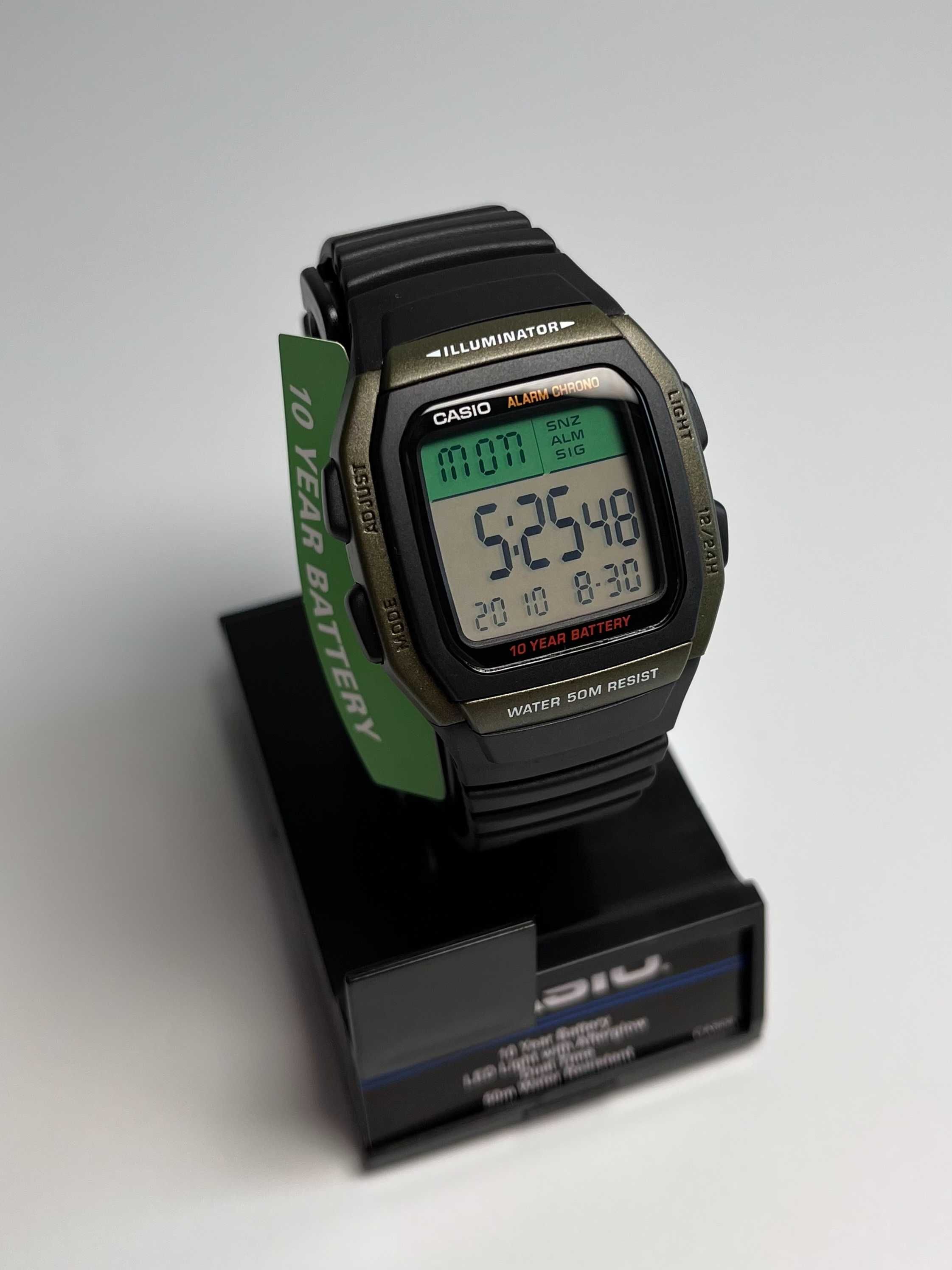 Casio W-96H-3AVCF, годинник касіо, casio illuminator, касио Ø35.5мм