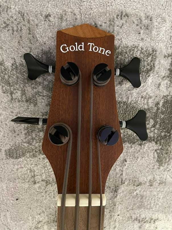 Ukulele basowe Gold Tone Micro Bass 23 cale Fretless z futerałem