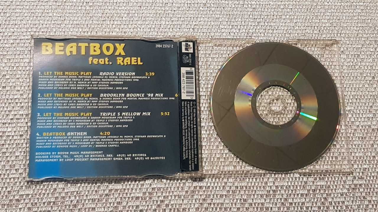 BEATBOX feat. RAEL Let The Music Play Singiel CD [1998]