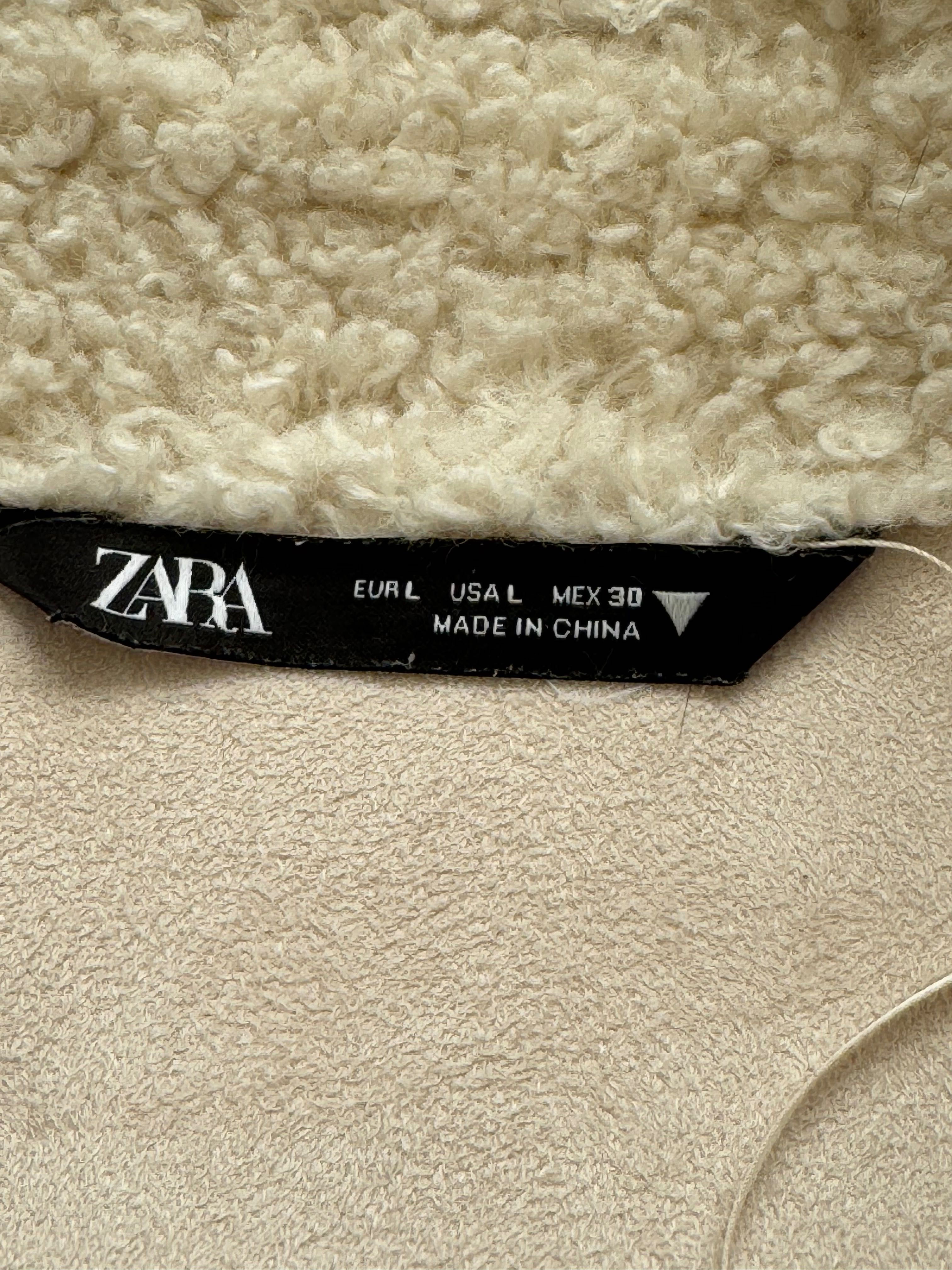 Плюшева куртка Zara