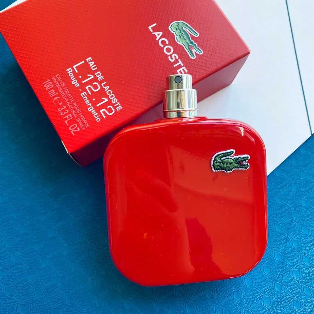 Męska woda toaletowa Crocodile Lacoaste Red Style w kolorze czerwonym