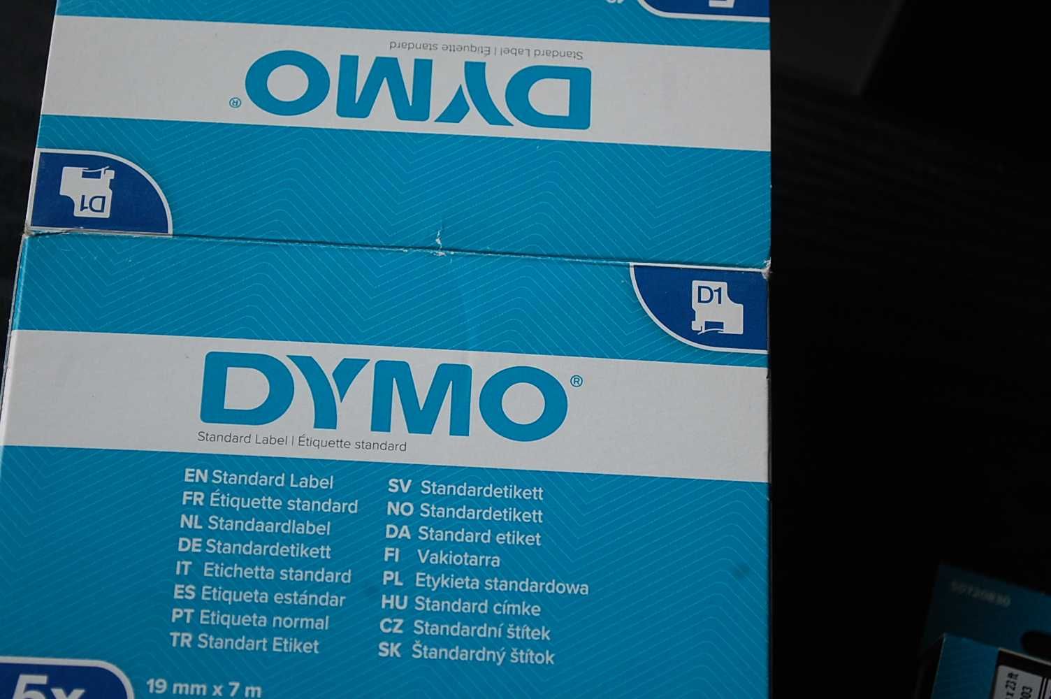 Zestaw 4x Taśma Dymo D1 3/4  Oryginał