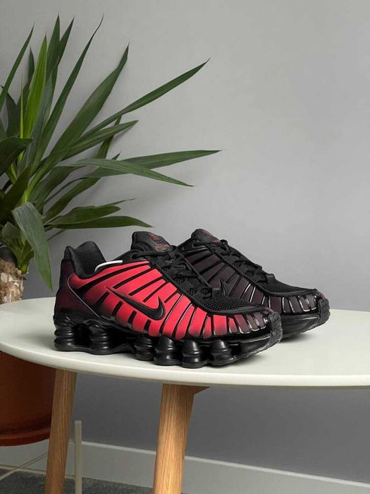 !SALE! Nike Shox TL Black Red Gradient 36 37 38 39 40 41 42 43 44 45