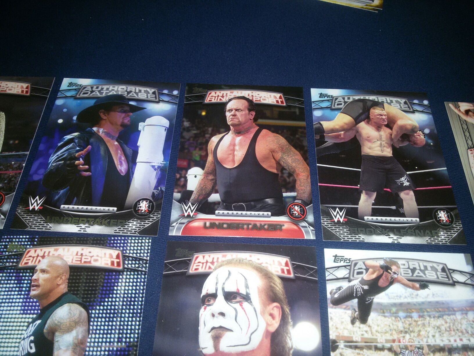 karty wwe topps set authority 24 szt