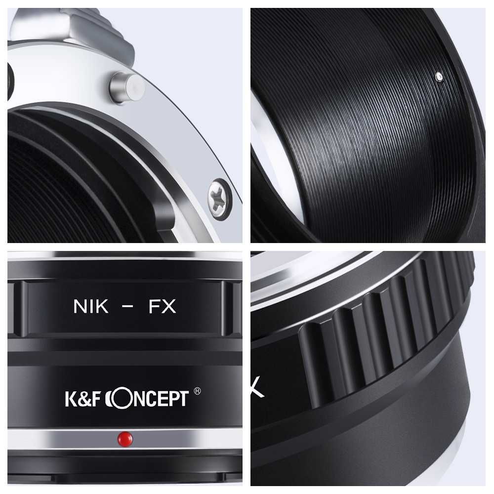 Adapter redukcja z Nikon Nikkor na FX Fuji XPro1 XPro1 K&F Concept