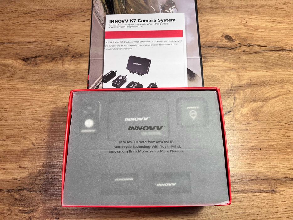 INNOVV K7 wideo rejestrator motocyklowy BMW KTM Honda Ducati Suzuki