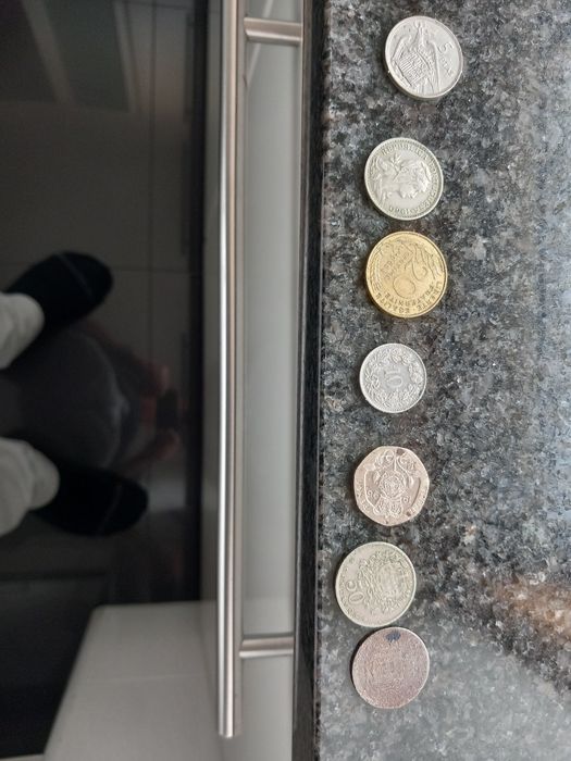 Moedas muito antigas.