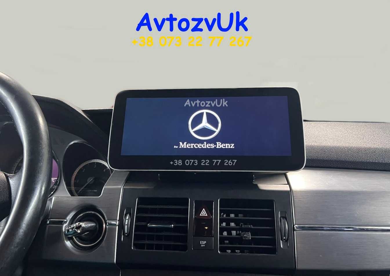 Дисплей GLK Mercedes Benz X204 NTG GPS ЖЛК Магнитола Android CarPlay