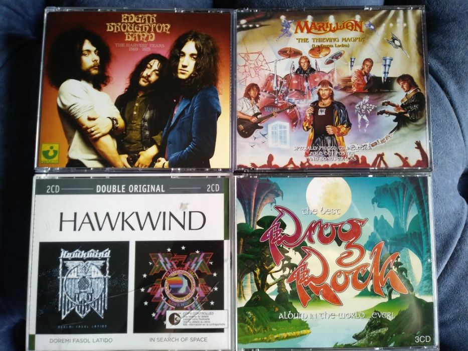 Sprzedam płyty CD zespołów z kręgu ROCKA PROGRESYWNEGO i ART-ROCKA