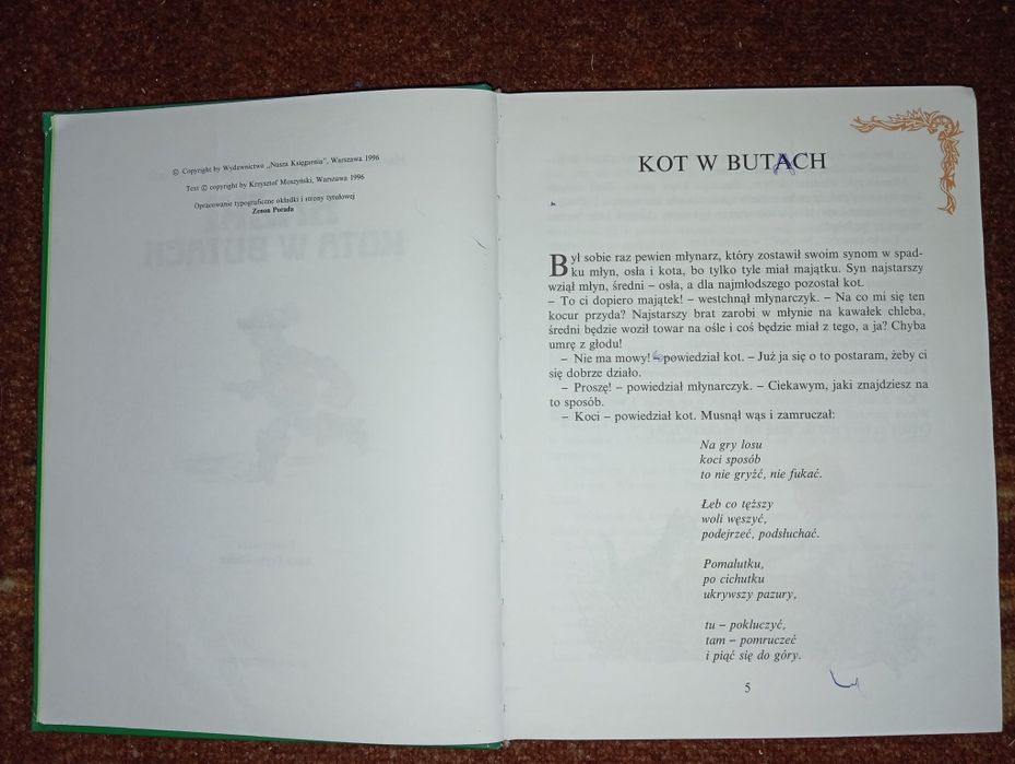 Bajki kota w butach Hanna Januszewska Charles Perrault