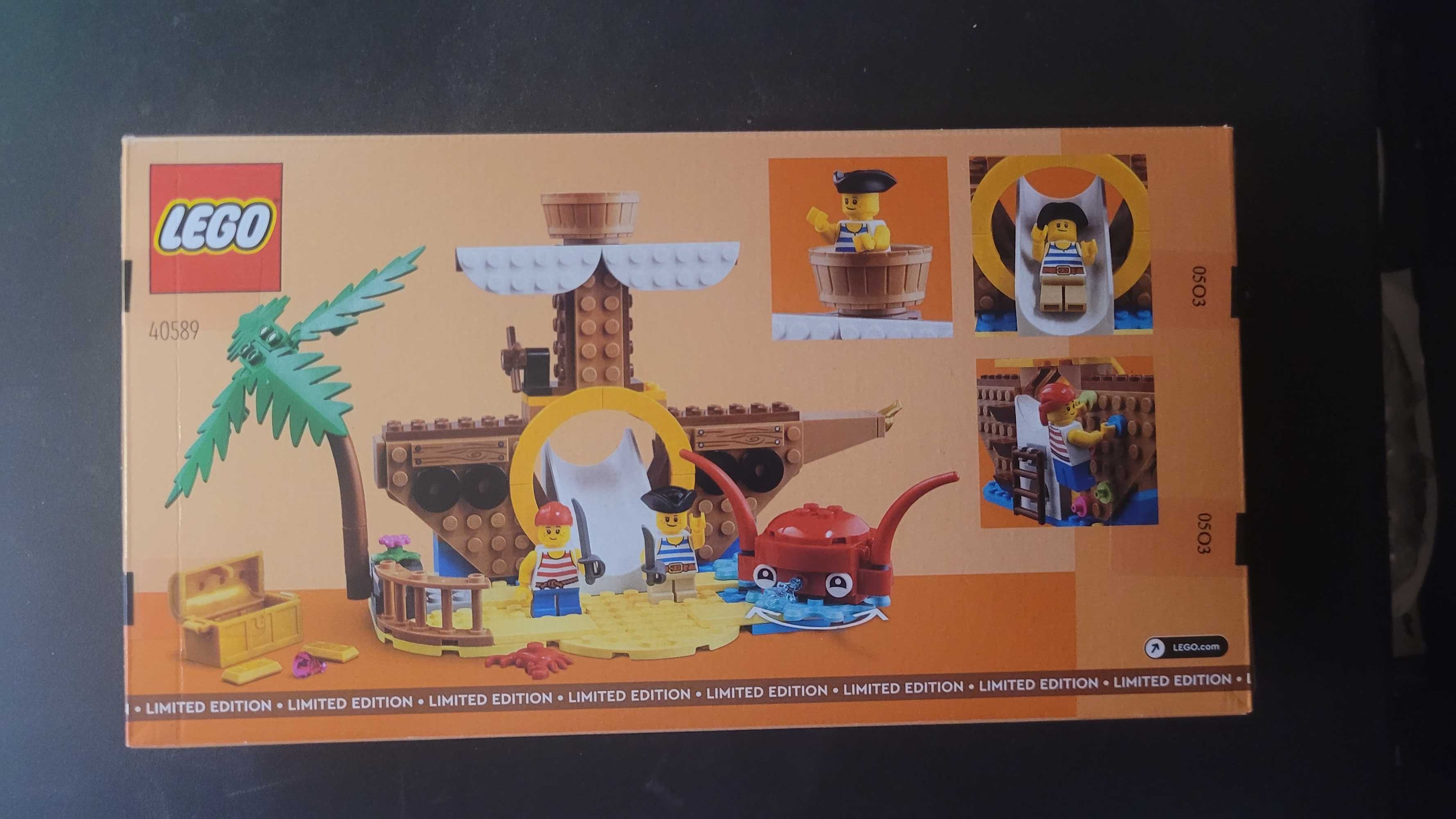 LEGO 40589 - Plac zabaw ze statkiem pirackim