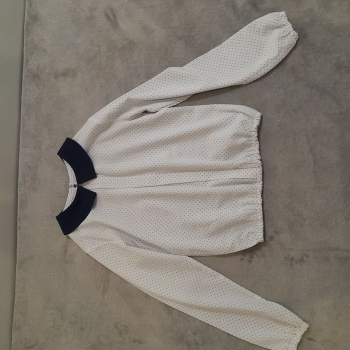 Блуза у горошок (на дівчинку)