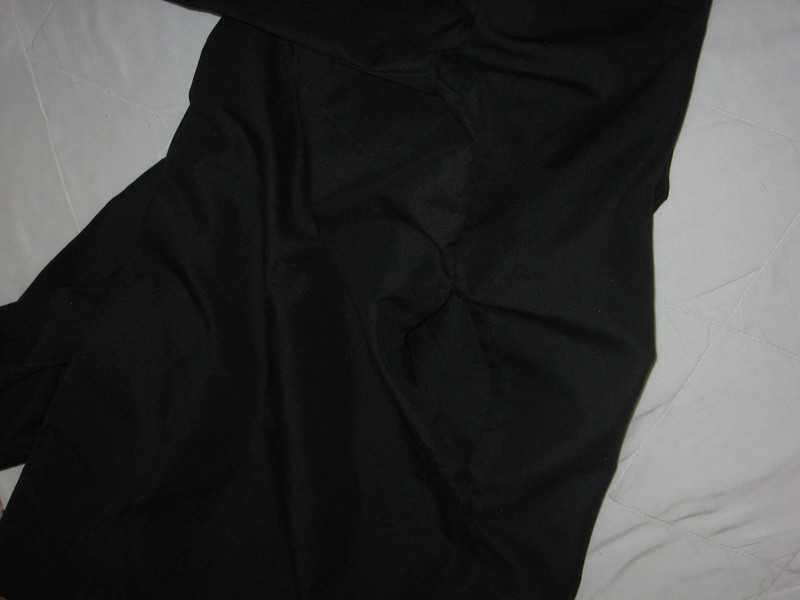 Chałat roboczy czarny lekki na lato haft 3 kieszenie Wichita Kansas L