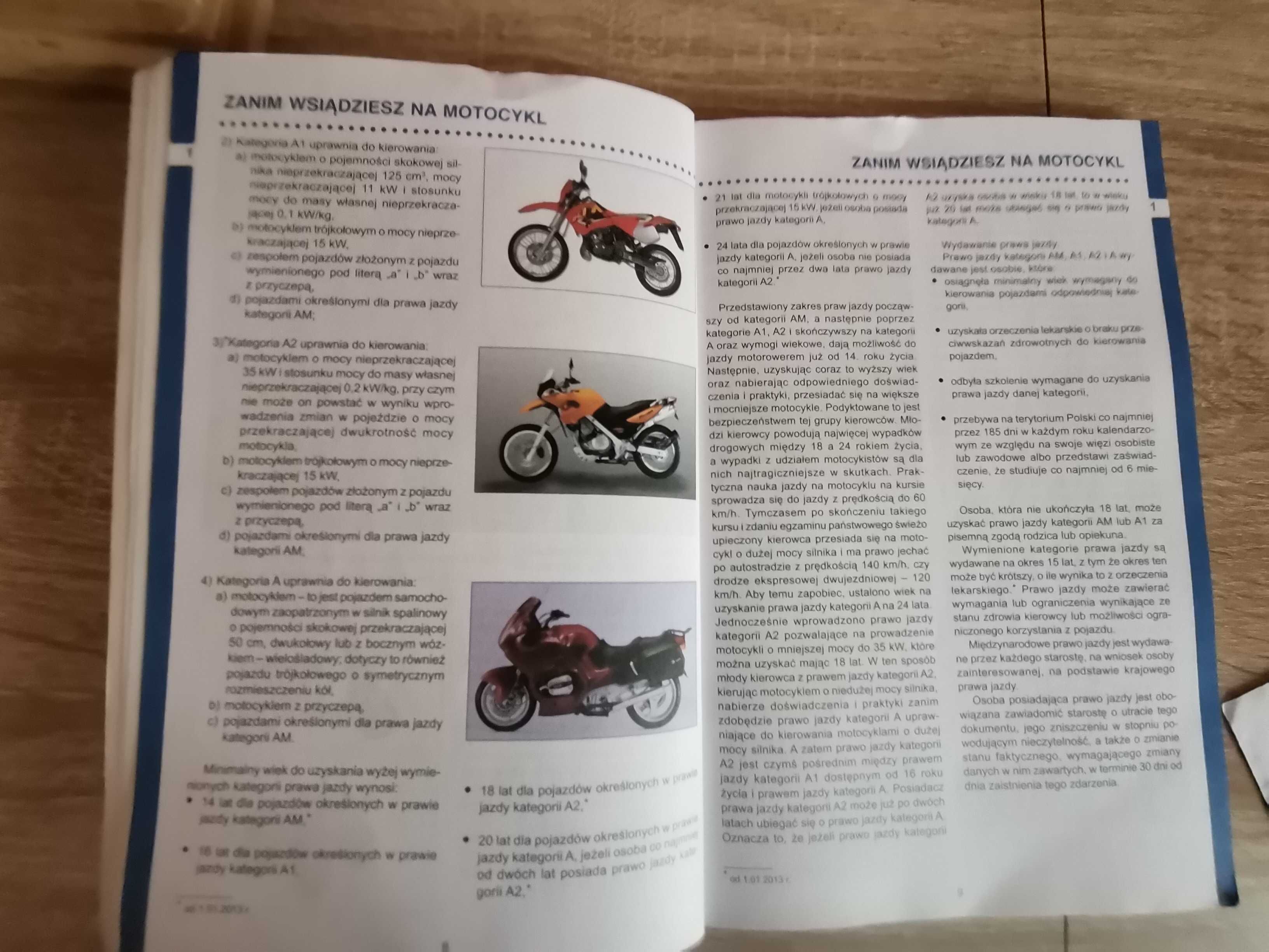 Podręcznik motocyklisty A plus płyta z testami