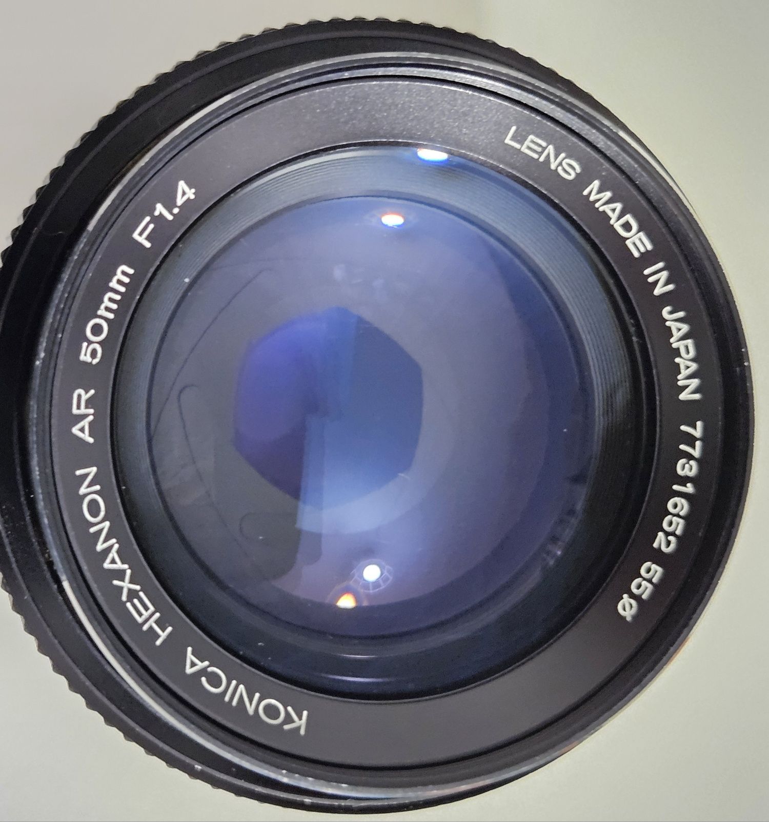 Konica hexanon 50 mm F 1.4 manual Sony-E