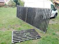 Brama panelowa nowoczesna profil pionowy 60x40 - 4m