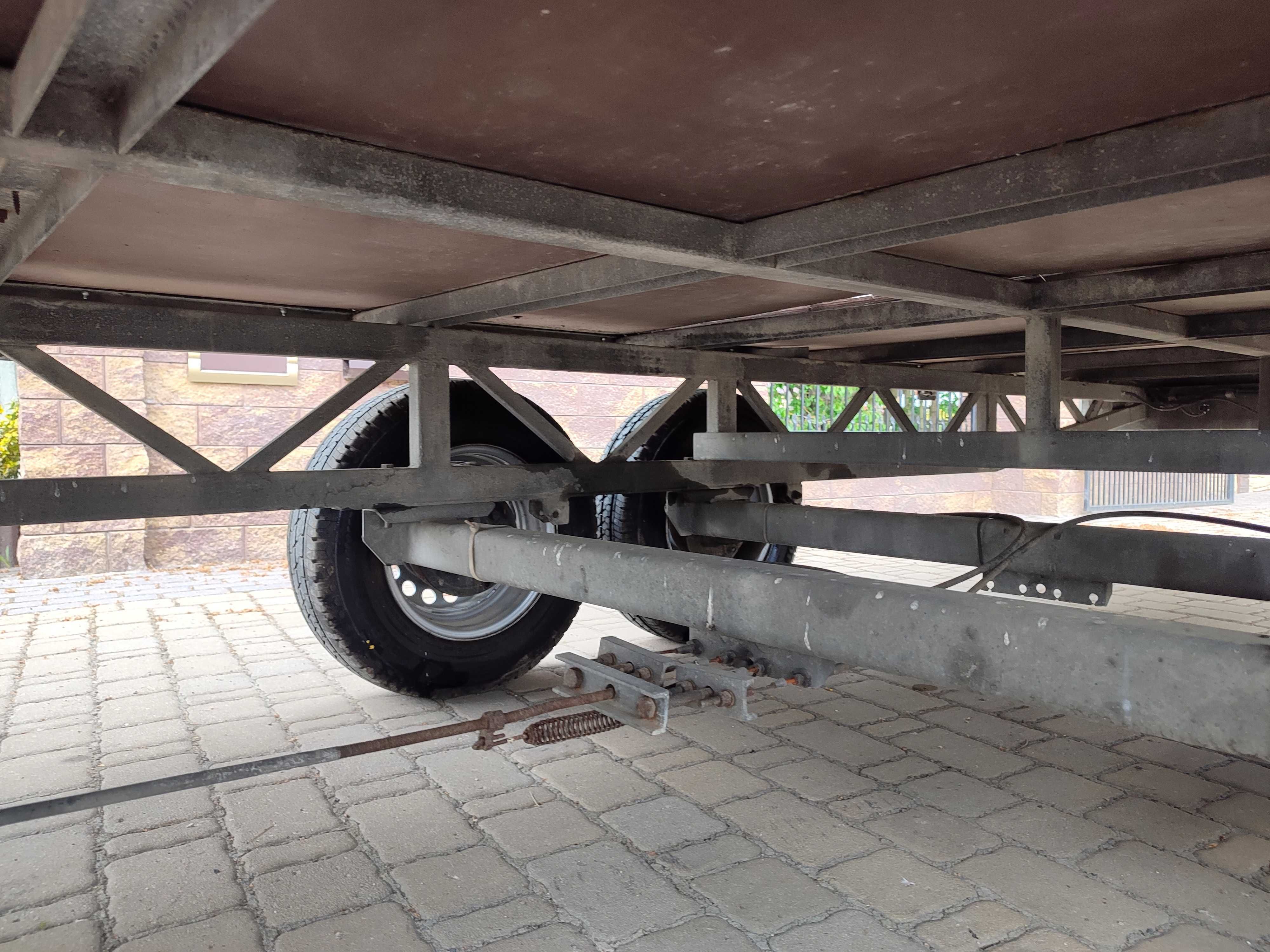 Przyczepa Platforma POL-METAL*DMC 2000KG *Otwierane Burty * 500 x 195*
