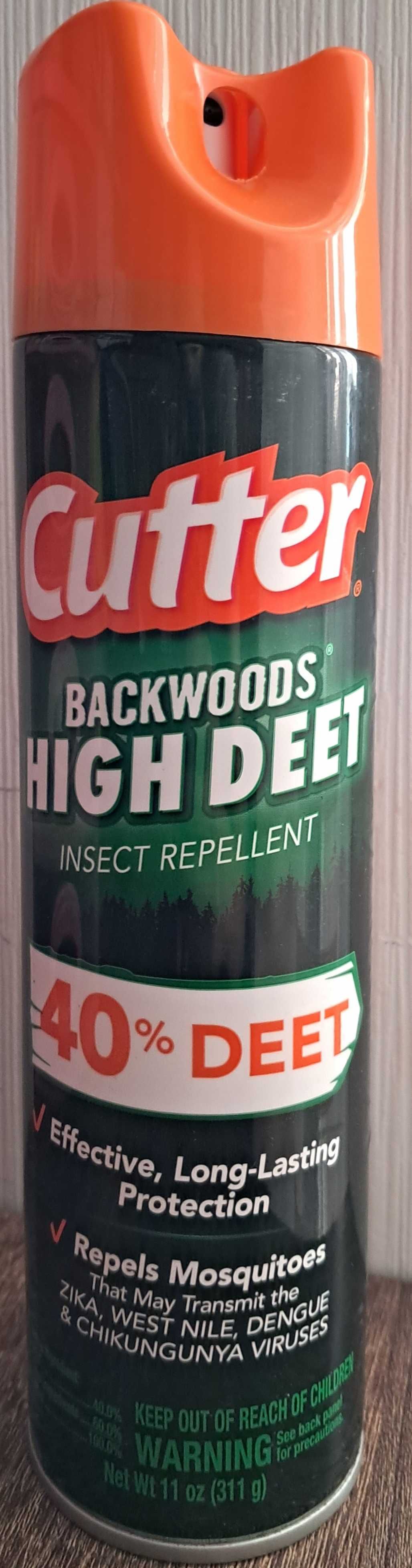 Аерозоль від комарів Cutter Backwoods Insect Repellent 40% Deet США