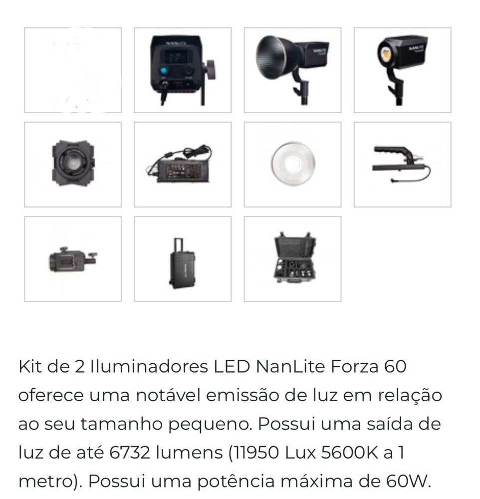Kit nanlite 2x forza 60