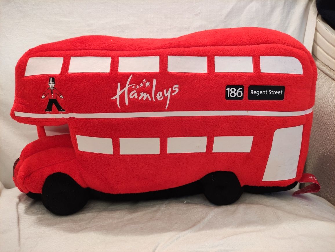 Brinquedo Novo autocarro de Londres peluche da Hamley's