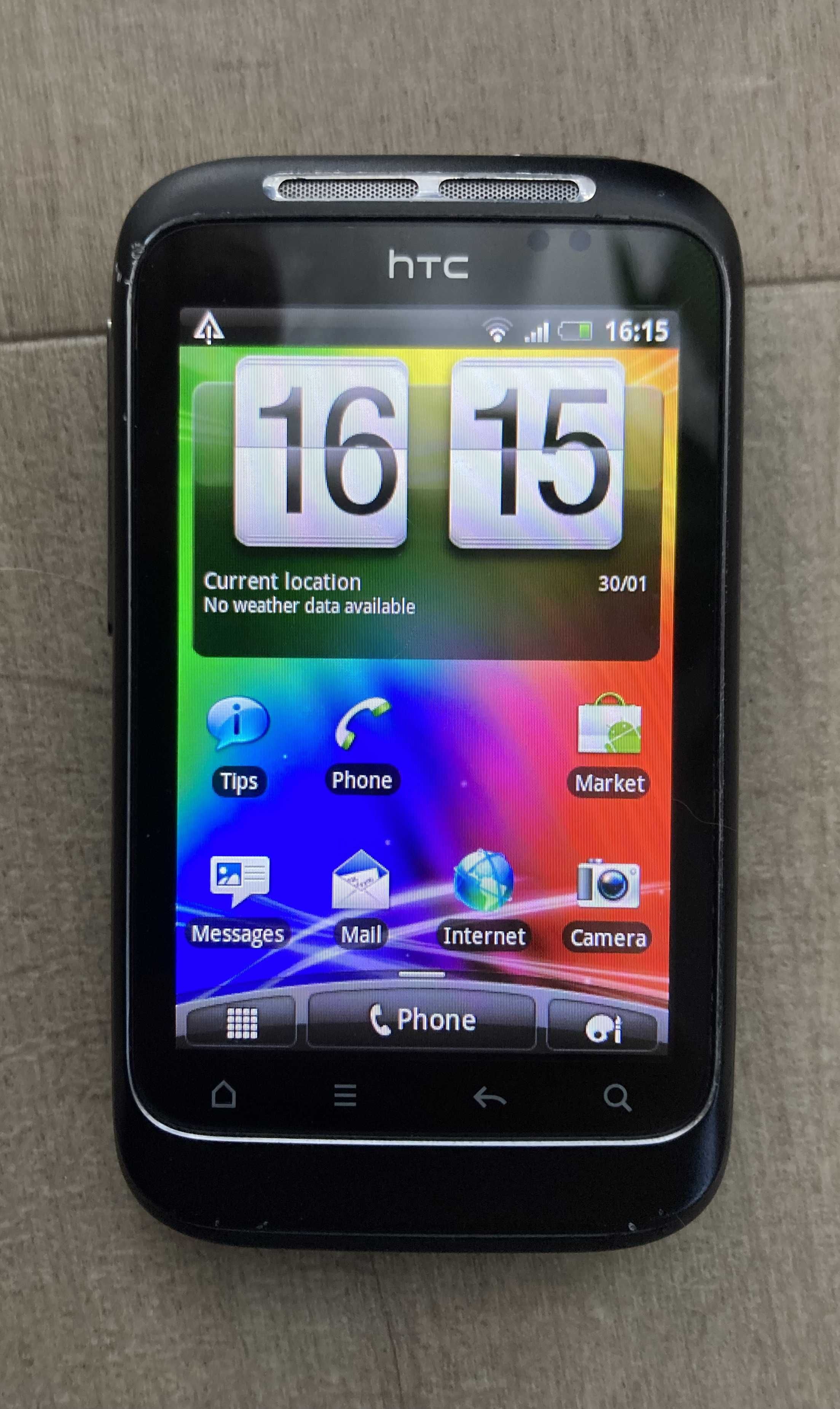 HTC Wildfire S A510e PG76100 Smartfon Czarny