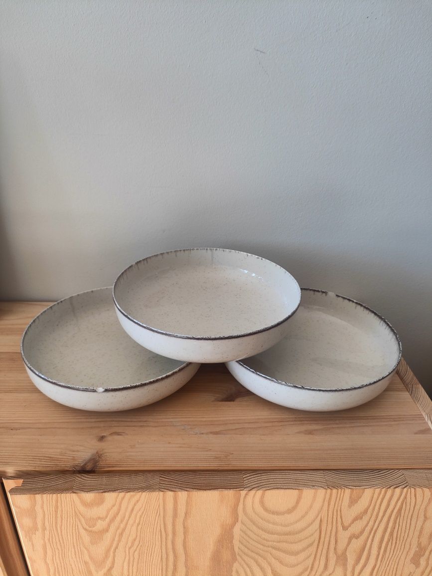 Porcelanowe miski głębokie talerze Zara home
