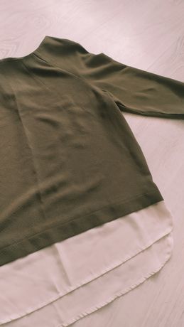 Блуза колір хакі