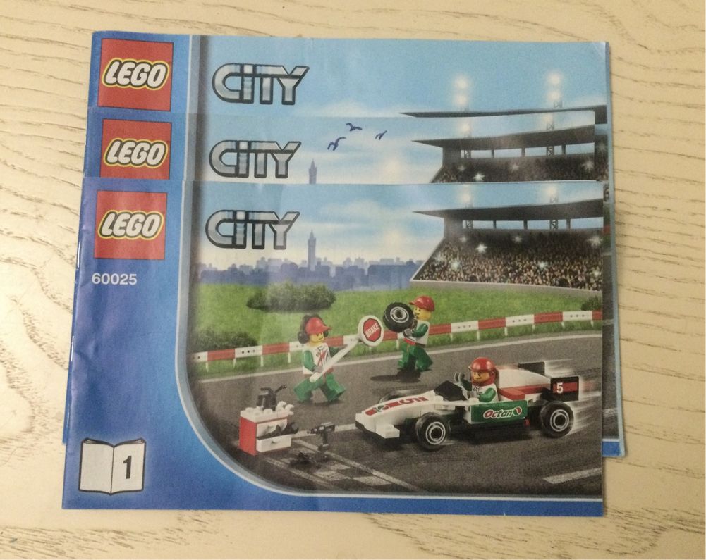Lego city 60025 - гоночна команда octan - є інструкція