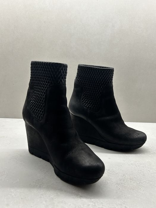 Buty zimowe na koturnie