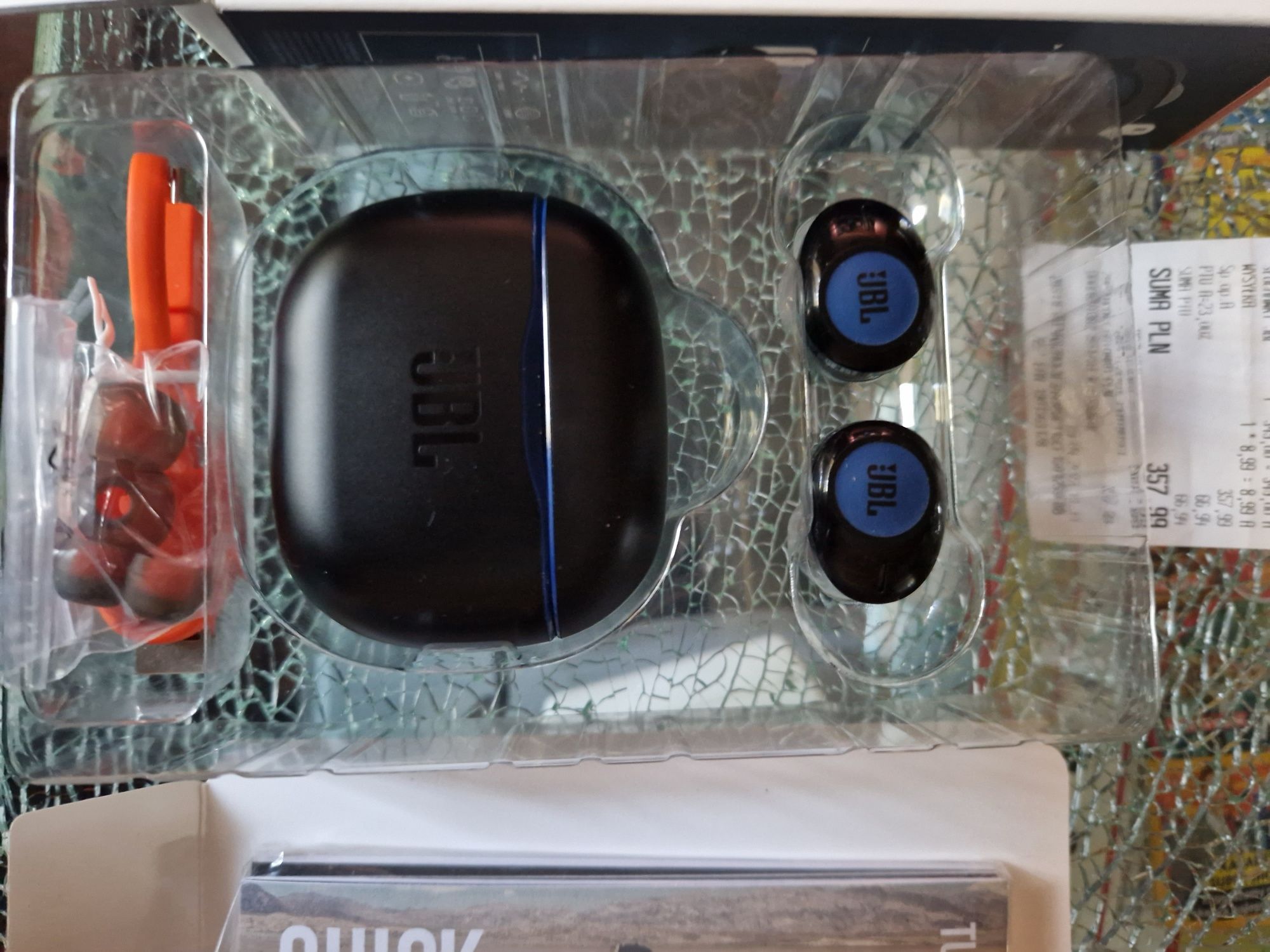 Słuchawki JBL TUNE 120 tws douszne czarne
