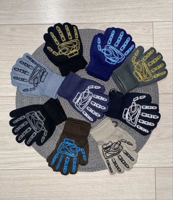 Рукавиці, перчатки дитячі Спайдер, Бетмен з начісом(перчатки детские)