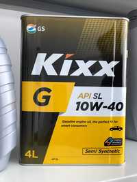 KIXX 10w40 4л/1л моторное масло полусинтетика