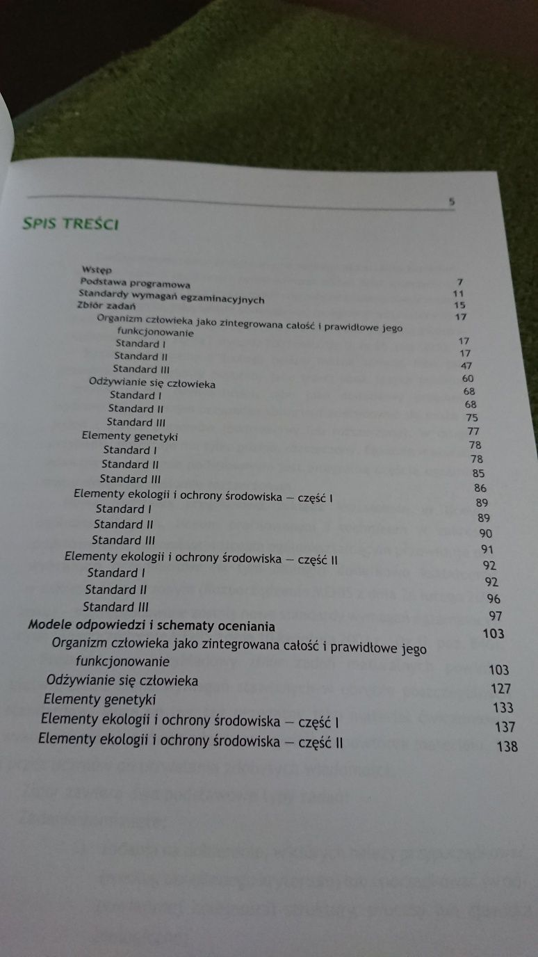 Biologia - zbiór zadań maturalnych